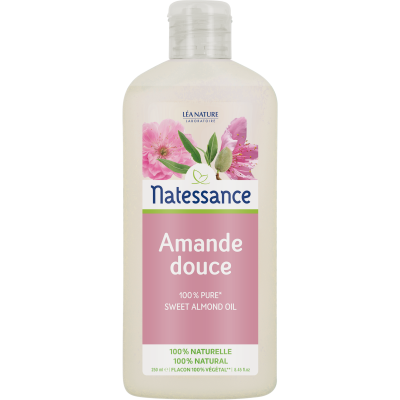 Natessance - Huile Amande Douce - Flacon de 250 ml - Lot de 2
