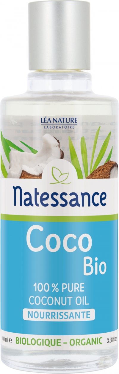 NATESSANCE  Huile De Coco Bio 100% Pure 100Ml