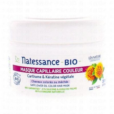 NATESSANCE   Masque Capillaire Couleur Bio 200ml