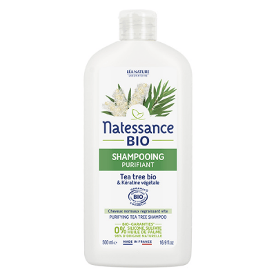 NATESSANCE  Shampooing&Eacute;quilibrant Purifiant Tea Tree bio 500ml