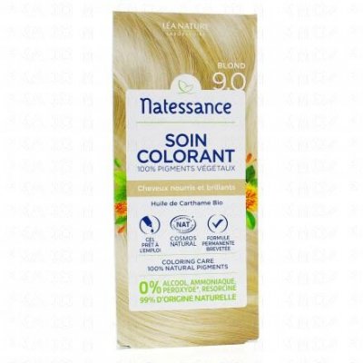 NATESSANCE  Soin colorant blond n&deg;9.0