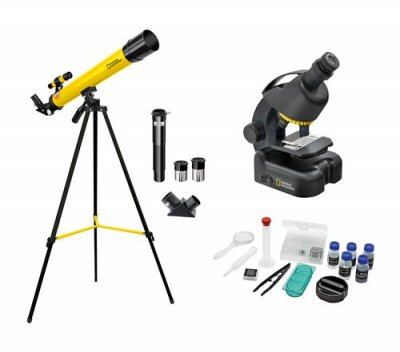 NATIONAL GEOGRAPHIC  Set (T&eacute;lescope / Microscope)