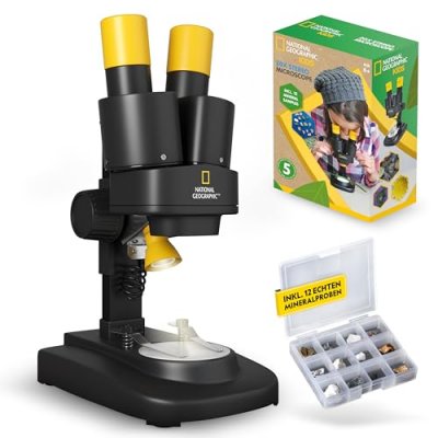NATIONAL GEOGRAPHIC  Stereo Microscope 20x Avec Eclairage LED