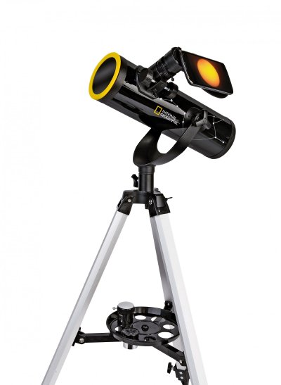 NATIONAL GEOGRAPHIC  t&eacute;lescope Newton 76/350 noir/gris