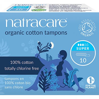 NATRACARE  Tampons en Coton Bio Super 10pcs (Super (10))