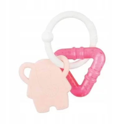 NATTOU  Anneau de dentition r&eacute;frig&eacute;rant rose