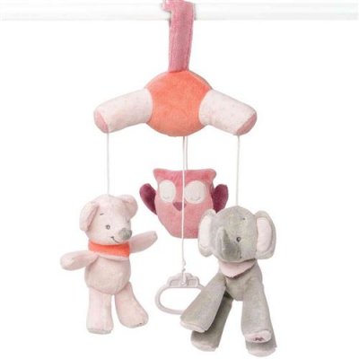 NATTOU  Mini mobile b&eacute;b&eacute; musical Ad&egrave;le et Valentine