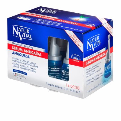 NATURVITAL Natur Vital S&eacute;rum anti-chute traitement intensif 7 flacons x 12 ml