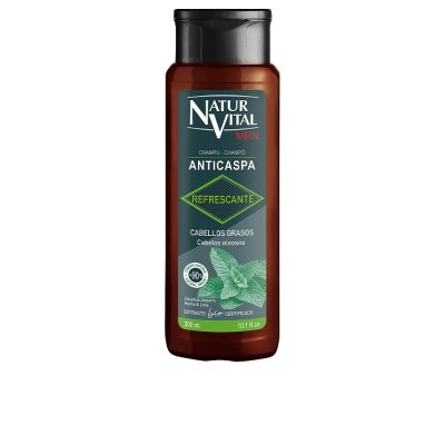 NATURVITAL Natur Vital shampoing rafra&icirc;chissant antipelliculaire cheveux gras