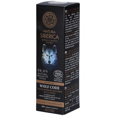 NATURA SIBERICA Natura Siberca Cr&egrave;me Visage & Mains 2 en 1 Le Code du Loup 80ml