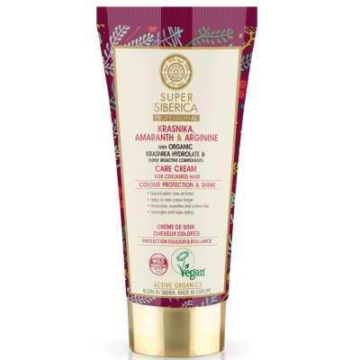 NATURA SIBERICA  cr&egrave;me de soin pour cheveux color&eacute;s 50 ml