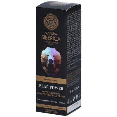 NATURA SIBERICA  For Men Only cr&egrave;me visage anti-rides super intensive