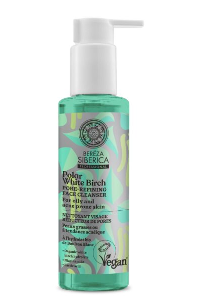 NATURA SIBERICA  Nettoyant pour le visage affinant les pores 145 ml