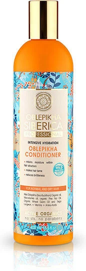NATURA SIBERICA  Oblepikha apr&egrave;s-shampooing pour cheveux normaux et