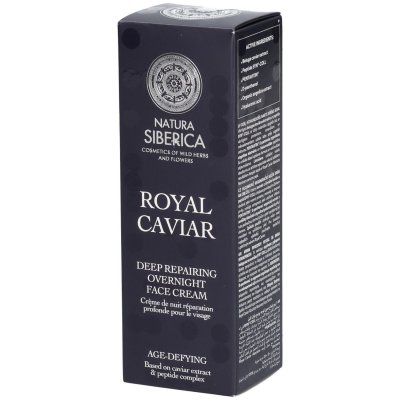 NATURA SIBERICA  Royal Caviar Cr&egrave;me de Nuit R&eacute;paration Profonde 50 ml