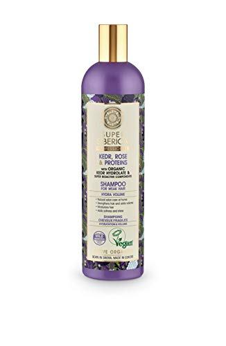 NATURA SIBERICA Natura Sib&eacute;rica - Shampoing C&egrave;dre et Rose Hydratation Volume 400 ml