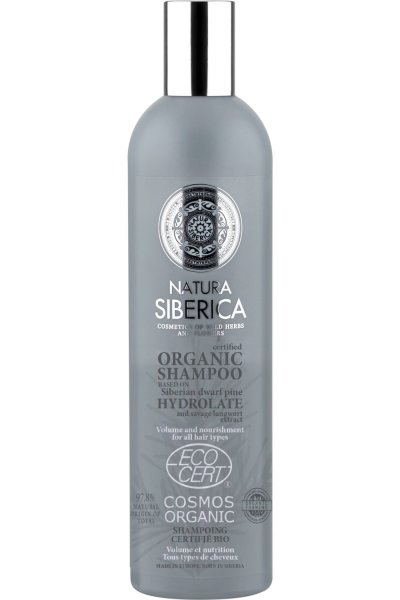 NATURA SIBERICA  Shampoing Volume et Nutrition Bio 400 ml