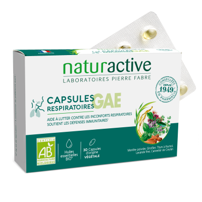 NATURACTIVE  Capsules respiratoires gae x30 capsules 30 capsules