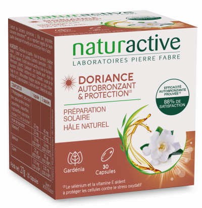NATURACTIVE  Doriance Autobronzant et Protection 30 capsules