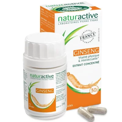 NATURACTIVE  Ginseng bo&icirc;te 60 g&eacute;lules
