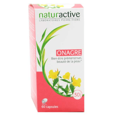 NATURACTIVE  Huile d'Onagre 60 G&eacute;lules - Bo&icirc;te 60 capsules
