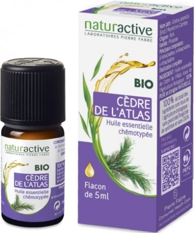 NATURACTIVE  Huile essentielle bio c&egrave;dre de l'atlas flacon 5ml