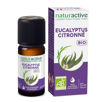 NATURACTIVE  Huile essentielle bio eucalyptus citronn&eacute;flacon 10ml