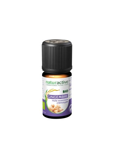 NATURACTIVE  Huile essentielle de gingembre bio flacon 5ml