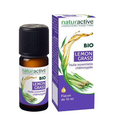 NATURACTIVE  Huile Essentielle Lemon Grass (Cymbopogon flexuosus) 10 ml