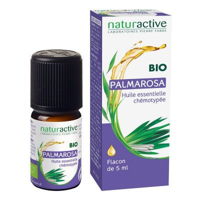 NATURACTIVE  Huile Essentielle Palmarosa (Cymbopogon martinii) Bio 5 ml
