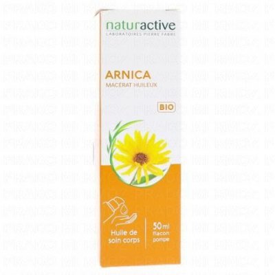NATURACTIVE  Mac&eacute;rat Huileux d'Arnica Bio flacon pompe 50ml