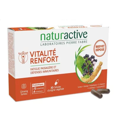 NATURACTIVE  Vitalit&eacute; Renfort 30 G&eacute;lules