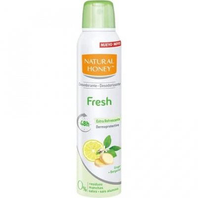 NATURAL HONEY  Spray d&eacute;odorant anti-transpirant fra&icirc;cheur 200 ml
