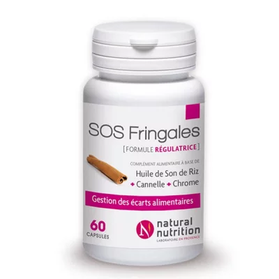NATURAL NUTRITION  Sos fringales pot de 60 capsules