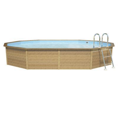 NATURALIS  Piscine b&eacute;ton d&eacute;cagonale haute  2 - 6,35x4,72x1,40m