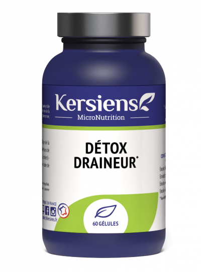 KERSIENS Nature Attitude Draineur D&eacute;tox - 60 G&eacute;lules - Flacon 60 G&eacute;lules