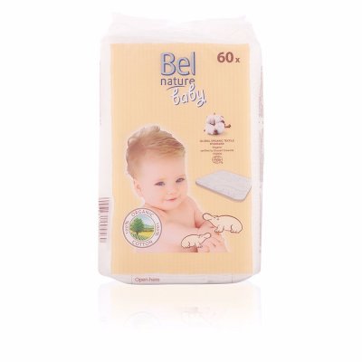BEL NATURE ECOCERT maxi discos beb&eacute; algod&oacute;n 100% org&aacute;nico 60 pz