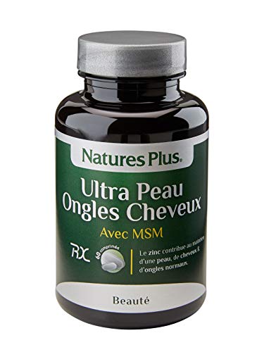 NATURESPLUS Nature's plus Ultra Peau Ongles Cheveux avec MSM, 60 Capsules