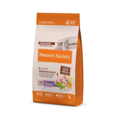 NATURE S VARIETY Nature's Variety Original No Grain Sterilised dinde - lot % : 2 x 7 kg