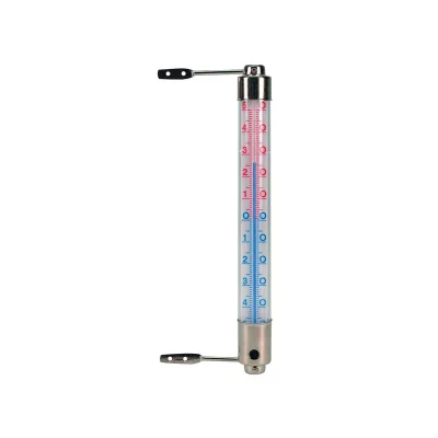NATURE  Thermometre chassis fenetre d'ext&eacute;rieur en m&eacute;tal
