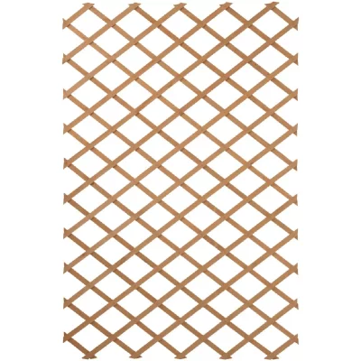NATURE  - Treillis de jardin 100 x 300 cm Bois Marron Marron