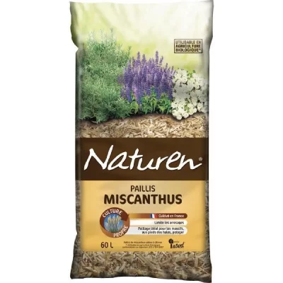 NATUREN   Paillis de Miscanthus 60L