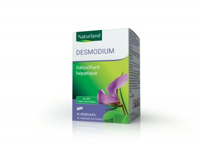 NATURLAND  Desmodium 75 V&eacute;g&eacute;caps - Bo&icirc;te plastique 75 v&eacute;g&eacute;caps