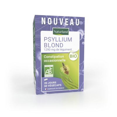 NATURLAND  Psyllium Blond 60 V&eacute;g&eacute;caps