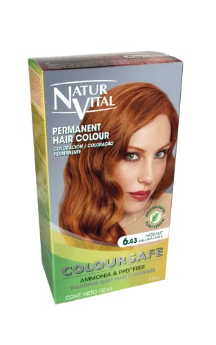NATURVITAL  Coloursafe Coloration Permanente 6 43 Noisette 150ml
