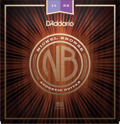 D ADDARIO AND CO NB1152 Custom Light 11-52 - Jeu de cordes pour Guitare acoustique