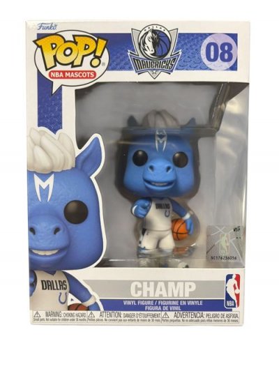 FUNKO NBA - Figurine POP! Mascots Dallas Champ 9 cm