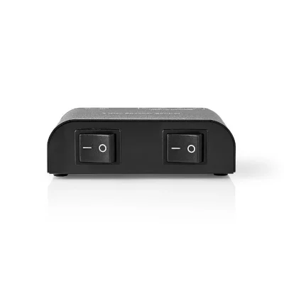 NEDIS  ASWI2602BK - Commutateur audio - 2 x audio - de bureau
