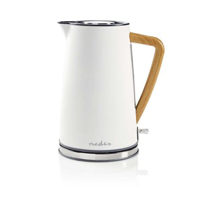 NEDIS  Bouilloire &Eacute;lectrique 1,7 L Doux au toucher Blanc