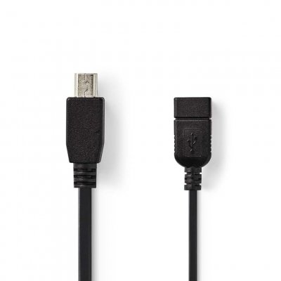 NEDIS  C&acirc;ble Adaptateur USB 2.0 Min i 5 Broches m&acirc;le - A He